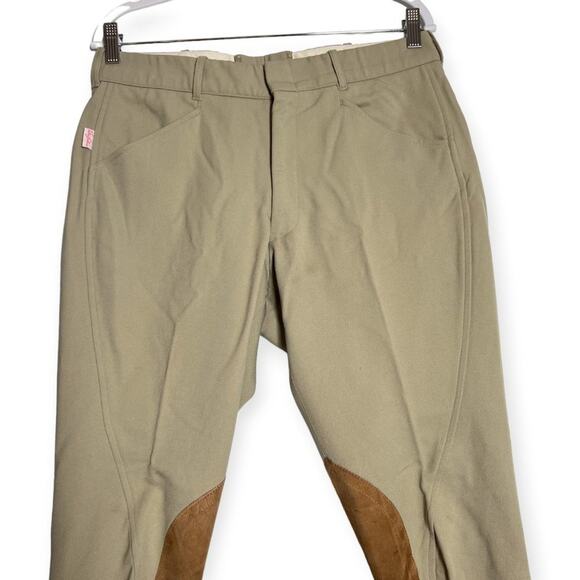 The Tailored Sportsman English Riding Habits Breech SIZE 34 Tan Beige Pants EUC - Picture 9 of 12